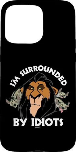 Vista 28 de Funda para iPhone 16 Disney The Lion King Scar I'm Surrounded By Idiots