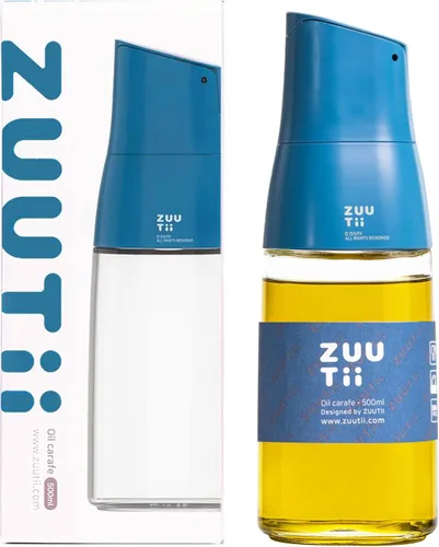 Vista 13 de Dispensador de Aceite de Oliva Zuutii, Envase de Aceite sin Goteo para Cocina. Dispensador de Vinagre, Botella de Vidrio para Cocina, 500ML, Crema