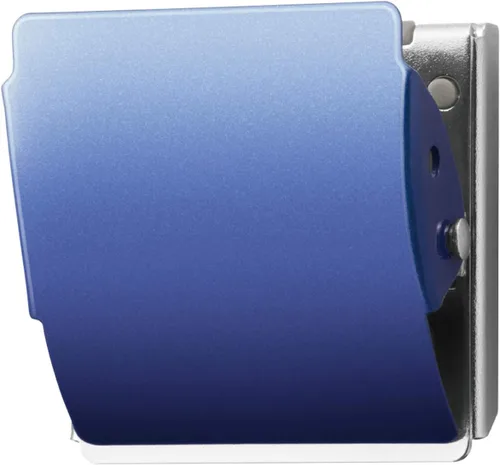 Vista 8 de Clips magnéticos extra fuertes para refrigerador y más, color azul grande, paquete de 3