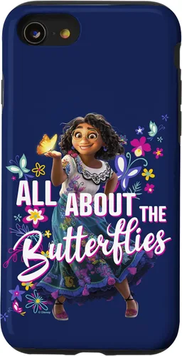 Vista 18 de iPhone 16 Disney Encanto All About The Butterflies Mirabel Poster Case