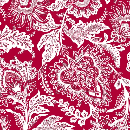 Vista 4 de Vera Bradley Juego de 2 manteles individuales reversibles de algodón Rojo Java - Algodón Reciclado