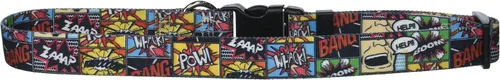 Vista 3 de Yellow Dog Design Collar para perro con graffiti, tamaño grande, 18 a 28 pulgadas Perro Graffiti