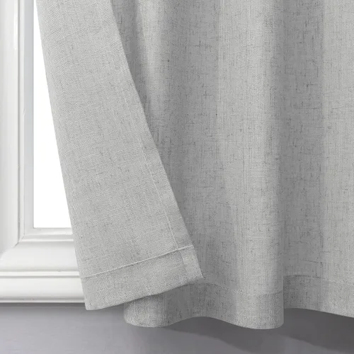 Vista 36 de Pitalk Cortinas de lino para café de 24 pulgadas de largo, con bolsillo trasero, plisadas, estilo bohemio, granja, cocina, cortinas para ventana