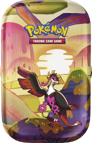 Vista 2 de Pokemon TCG - Mini lata de fábula envuelta escarlata y violeta (SV6.5), surtido