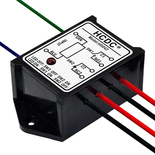 Vista 3 de DPST 1NO 1NC Módulo de relé de potencia de 8 amperios (CA/CC 5V)