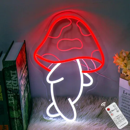 Vista 12 de Texas Bull - Letrero de neón para pared, atenuador remoto rojo del oeste de Texas Bull Skull LED de neón, lámpara de vaca toro alimentada por USB