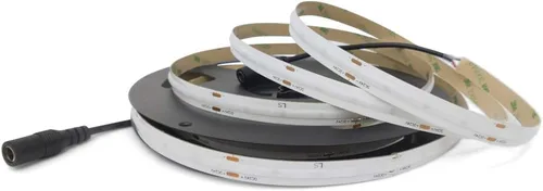 Vista 4 de Tiras flexibles LED COB de color blanco frío - Longitud 3 pies para uso en interiores
