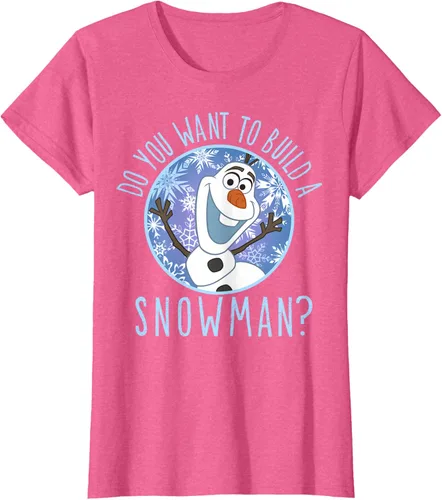 Vista 15 de Disney Camiseta Frozen Olaf con texto en inglés "Do You Want to Build A Snowman Negro