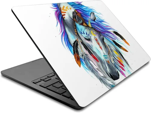 Vista 13 de Head Case Designs Officially Licensed Pixie Cold Fox Animals Vinyl Sticker Skin Decal Cover Compatible with MacBook Air 13.6" A2681 (2022)