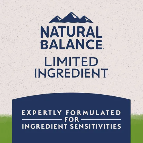 Vista 8 de Natural Balance Alimento seco para perros adultos de ingredientes limitados con proteína vegana a base de plantas y granos saludables, receta