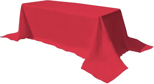 Vista 14 de GEFEII Servilletas de tela de poliéster sólido de 18 x 18 pulgadas para cocina, mantel rectangular cuadrado redondo para bodas, fiestas