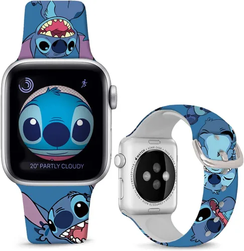 Vista 20 de Correas de silicona suave compatibles con Apple Watch de 38, 40, 41, 42, 44, 45, 46 y 49 mm, correas deportivas Ultra 2 para mujeres y hombres