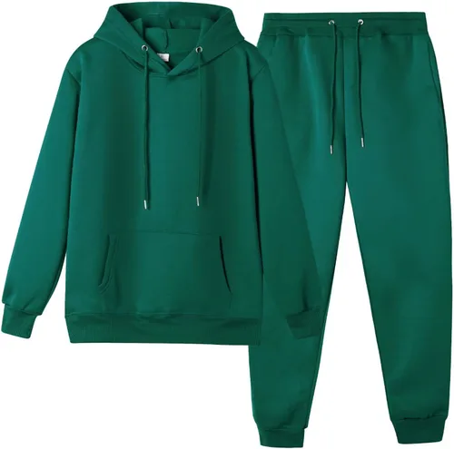 Vista 23 de CHAIRAY Conjunto deportivo unisex de 2 piezas con capucha para mujer 01Albaricoque