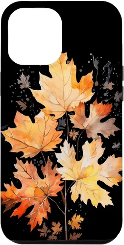 Vista 26 de Autumn Leaves Watercolor Art Fall Season Thanksgiving Case for iPhone 17
