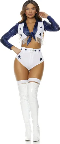 Vista 4 de Forplay womens Seeing Stars Sexy Cheerleader Costume