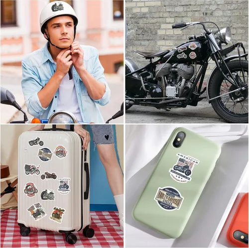 Vista 4 de Regalos de cerveza de motocicleta para hombres, papá, él, abrebotellas de cerveza vintage para motocicleta, regalos del día del padre para hombres