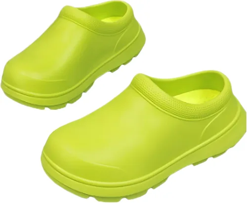 Vista 9 de Men Women Work Shoes-Resistant Oil Proof Comfortable Chef Shoes Kitchen Work Clogs Slip