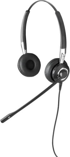 Vista 3 de Jabra BIZ 2400 USB MS Duo Lync Auriculares con cable optimizado para softphone y teléfono móvil
