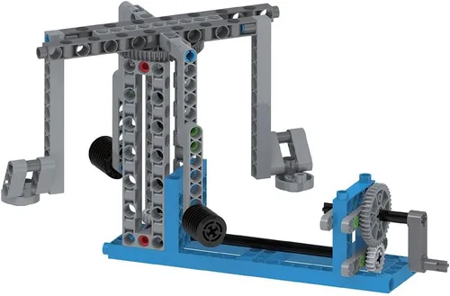 Vista 4 de Thames & Kosmos Kit de Experimentación Científica y Construcción de Modelos de Máquinas Simples, Introducción a la Física Mecánica, Construye 26