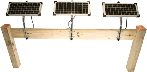 Vista 3 de Ghost Controls Panel Solar Monocristalino Premium para Sistemas de Apertura Automática de Puertas (1. 10W Monocristalino)