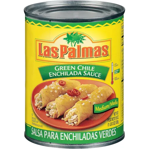 Vista 6 de Salsa para Enchiladas de Chile Verde Las Palmas, Mediana, 10 Onzas