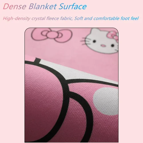 Vista 3 de SOFPRO Alfombra Pasillo Lavable Rosa 2' 8" x 5' 3" Patrón Lindo de Cara de Gatito de Caricatura Alfombras de Área Antideslizantes Alfombra Kawaii