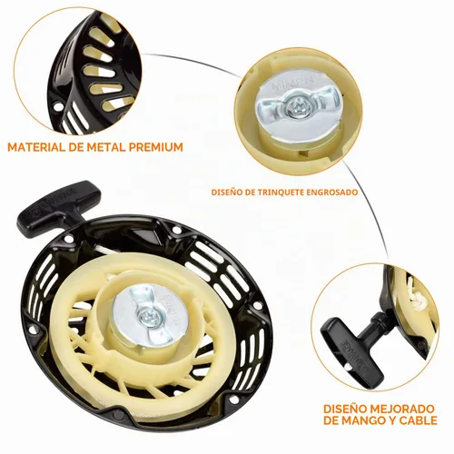 Vista 5 de FVRITO Conjunto de Arranque Manual Compatible con Motor de Retroceso Predator 212cc 196cc 6.5hp Coleman CT200U CT200U-EX BT200X Mini Bicicleta KT196