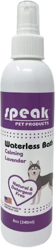 Vista 8 de Speak Pet Products Spray de baño natural sin agua, para perros, hipoalergénico sin perfume, 8 onzas