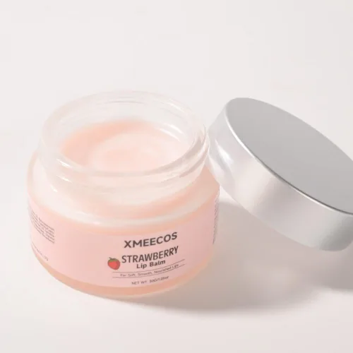 Vista 2 de XMEECOS Bálsamo labial de cera de abeja con rosa y jazmín, kiwi, fresa, melocotón, extracto de cereza, apto para abejas, 100% natural para hombres