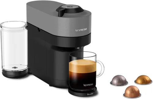 Vista 10 de Nespresso Vertuo Pop+ Cafetera de café y espresso de Breville, Aqua Mint
