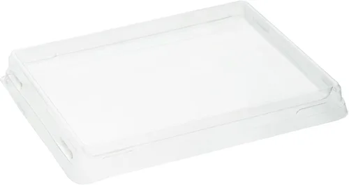Vista 7 de Restaurantware Cafe Vision Contenedores de comida para llevar de 17 onzas, 200 cajas de almuerzo desechables con cierre de clic, tapas transparentes