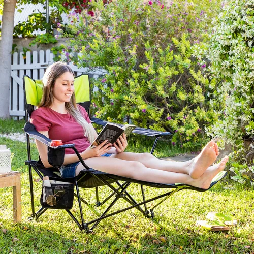Vista 8 de Silla Tumbona Plegable de Camping Kampfort InnovaGoods