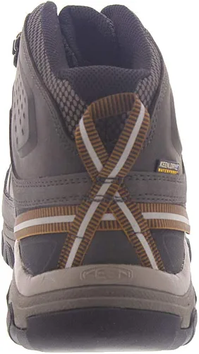 Vista 6 de KEEN - Botines Targhee III para senderismo impermeables de altura media para hombre negro