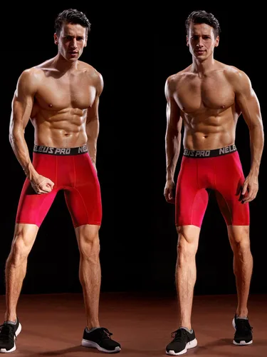Vista 14 de NELEUS Paquete de 3 pantalones cortos de compresión para hombre