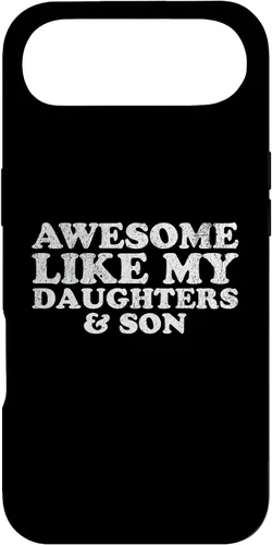 Vista 27 de Awesome Like My Two Daughters and Son Funny Mom Dad Parent Case for iPhone 16