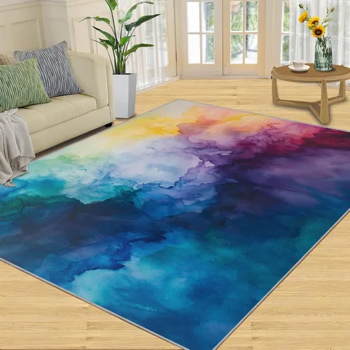 Vista 69 de Desert Dunes Rugs for Bedroom, Desert Landscape Area Rug, Natural Scenery Rugs for Living Room, Indoor Non-Slip Rug, Machine Washable Carpet for