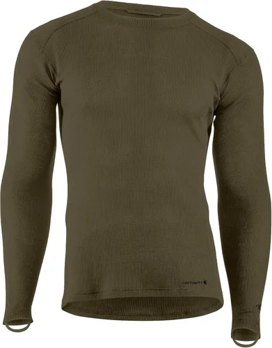 Vista 9 de Carhartt Hombres MBL113 Base Force® Capa Interior Clásica de Peso Medio Camiseta de Manga Corta