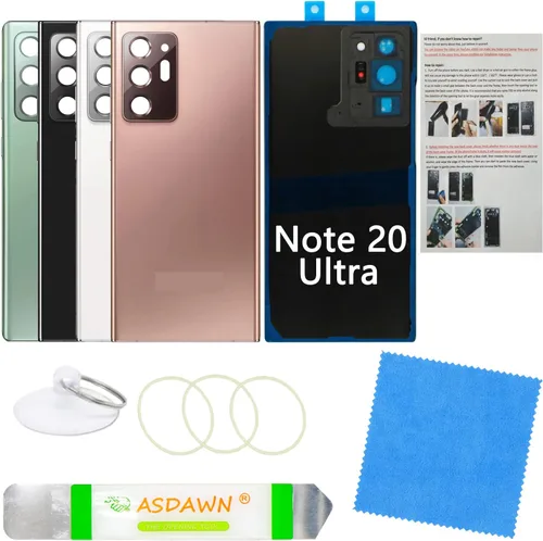 Vista 49 de Para Galaxy Note 8 SM-N950 All Carriers Reemplazo de cristal del panel Cinta preinstalada + lente de cámara preinstalada + kit de herramientas