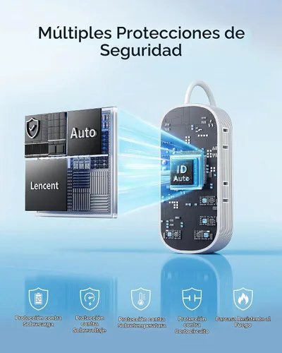 Vista 8 de LENCENT Adaptador de enchufe de viaje europeo con estuche, adaptador