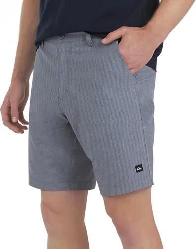 Vista 18 de Quiksilver Men's Regular Fit Fixed Waist Water Friendly Active Hybrid Shorts