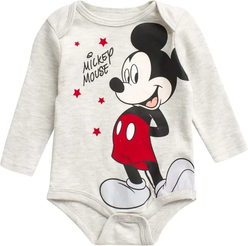 Vista 4 de Disney Conjunto de 3 piezas con babero para bebé Mickey Mouse Lion King recién nacido