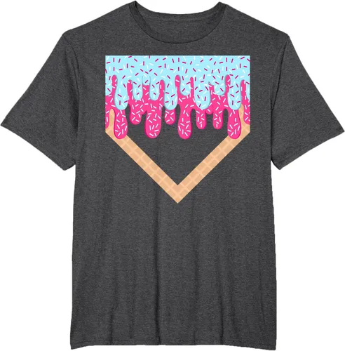 Vista 23 de Baseball Drip Boys Home Plate Ice Cream Sport Players & Fans Camiseta