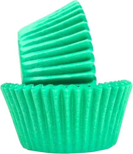 Vista 44 de Regency Wraps Vasos para hornear de grado profesional a prueba de grasa, paquete de 40 unidades, forros estándar, guingam negro, para cupcakes Negro