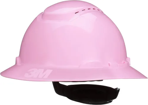 Vista 19 de 3M Hard Hat SecureFit H-800 Series Casco de seguridad estilo ala completa con sensor Uvicator, suspensión de trinquete de difusión de presión de 4