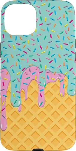 Vista 9 de Ice Cream Cone with Sprinkles Case for iPhone 17
