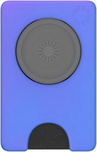 Vista 5 de Cartera para teléfono PopSockets con agarre expandible para teléfono, tarjetero para teléfono, PopWallet sólido - Neo Noir
