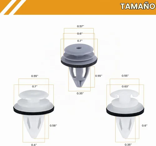 Vista 3 de Xislet 120Pcs Clips de Retención para Panel de Embellecedor de Puerta Compatibles con BMW Serie 3, 5, 7, Modelos E36, E34, E38, E39, M3, X1, X3, X4