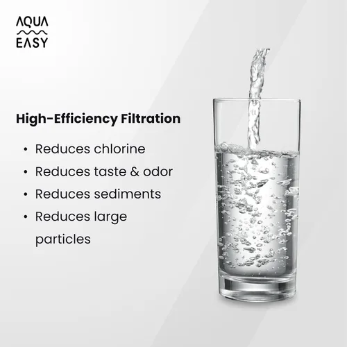 Vista 7 de AquaEasy Go Dispensador de filtro de agua de acero inoxidable de 50 tazas, capacidad extragrande, potente filtración rápida del 99%, dura 250