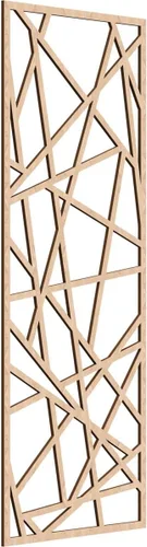 Vista 47 de Conway Paneles de pared decorativos de madera con calado, 9 3/8 pulgadas de ancho x 24 3/8 pulgadas de alto x 1/4 de alto, aliso