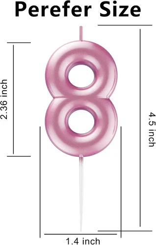 Vista 232 de Velas de número 9 arcoíris con número 3D para decoración de fiesta de pastel de cumpleaños, suministros de celebración de aniversario de boda